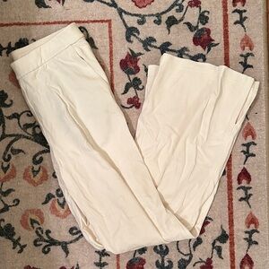 lululemon athletica Women's Cream Wide-Leg Pants
